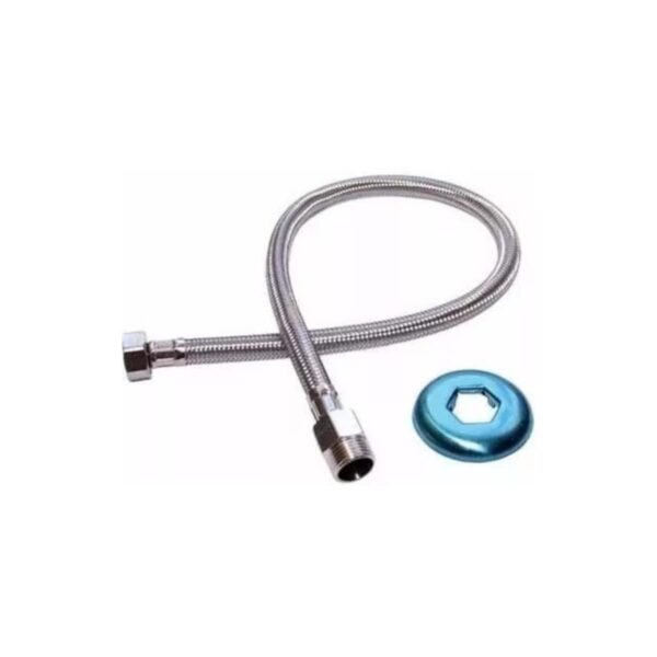 Mangueira Engate Flexível Aço Inox 40 Cm 1/2 Entrada - Image 3