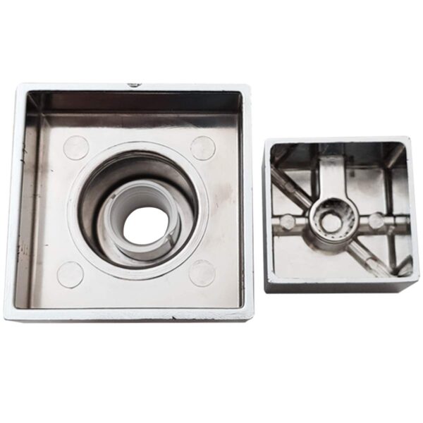 Acabamento De Registro Cromado Para Chuveiro Padrão Deca De Banheiro, Cor Prata, Metal - Image 5