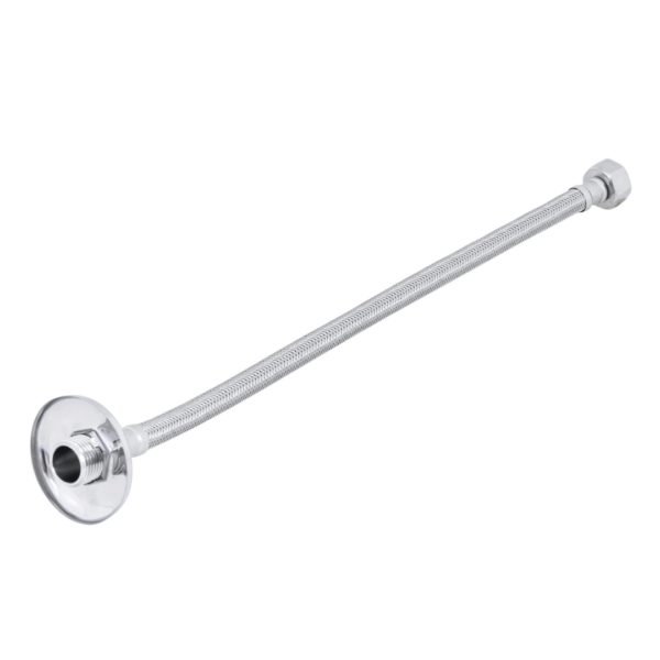 10 Engates  Flexível Trançado 60 Cm E 1/2 Em Aço Inox Kit - Image 3