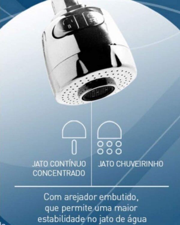 Torneira Banheiro Lavatório 1194 C-31 1/4 Volta Metal CasaGrande Mundial - Um Novo Conceito. - Image 2