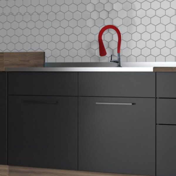 Torneira Gourmet Cozinha Flexível Cone 2 Jatos Vermelha Mesa - Um Novo Conceito. - Image 3