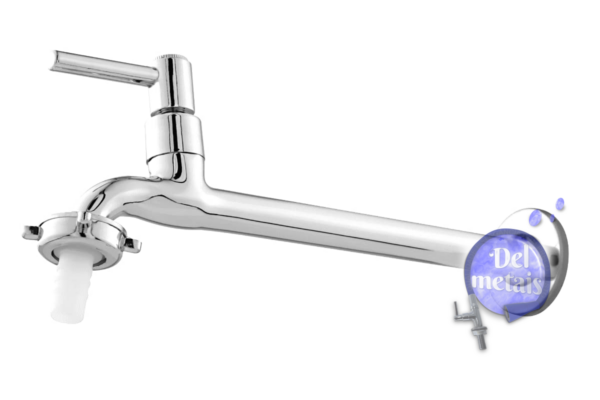 Torneira Tanque Jardim Coz. Parede Metal Com Bico 1159 C-72  CasaGrande Mundial