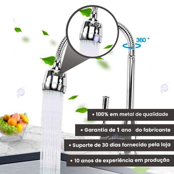 Torneira Gourmet Cozinha Flexível Cone 2 Jatos Vermelha Mesa - Um Novo Conceito. - Image 4