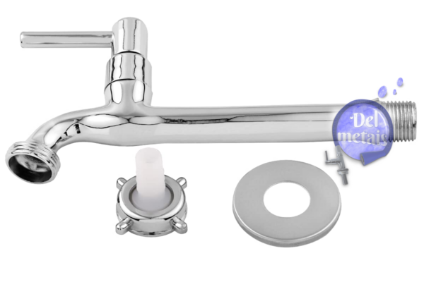 Torneira Tanque Jardim Coz. Parede Metal Com Bico 1159 C-72  CasaGrande Mundial - Image 4