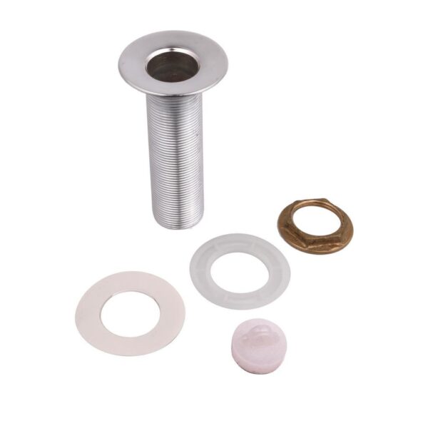 Válvula Escoamento Lavatório Longa Metal, 11cm Para Cuba  CasaGrande Mundial