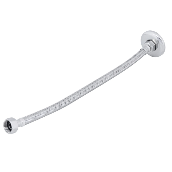 10 Engates  Flexível Trançado 60 Cm E 1/2 Em Aço Inox Kit - Image 2